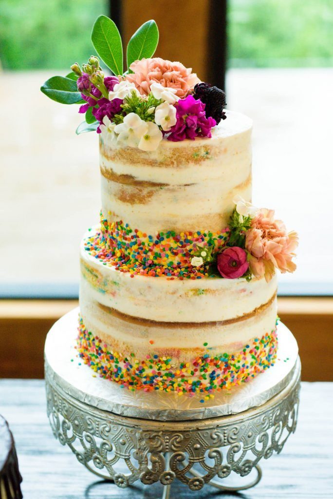 Funfetti Cake for Wedding 