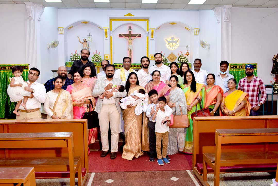 baptism family photoshoot bangalore